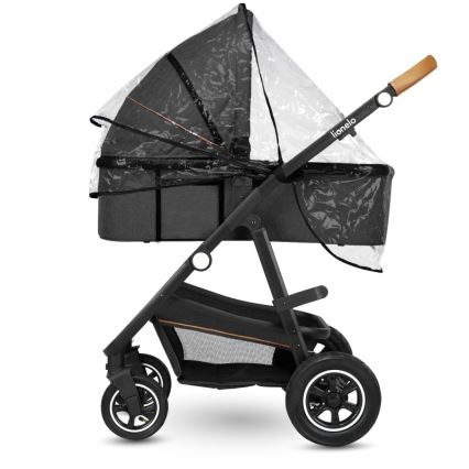 Lionelo - Combi-kinderwagen 2-in-1 AMBER Grijs Grafiet