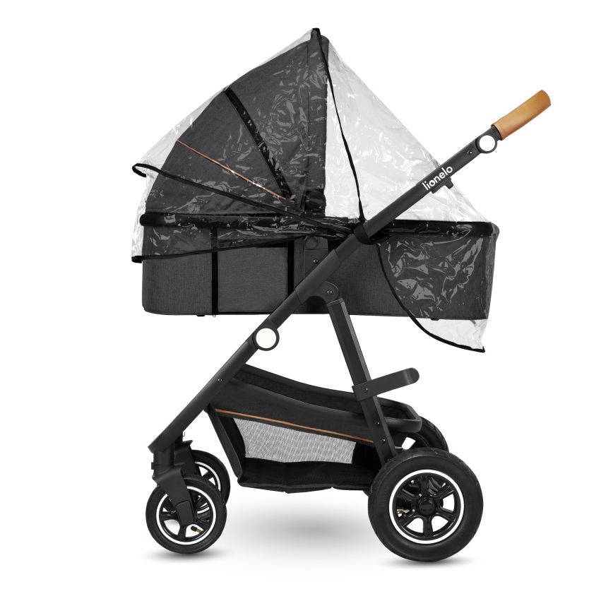 Lionelo - Combi-kinderwagen 2-in-1 AMBER Grijs Grafiet