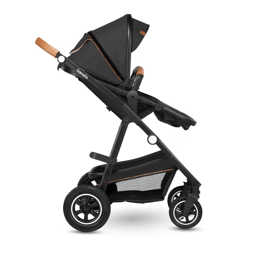 Lionelo - Combi-kinderwagen 2-in-1 AMBER Grijs Grafiet