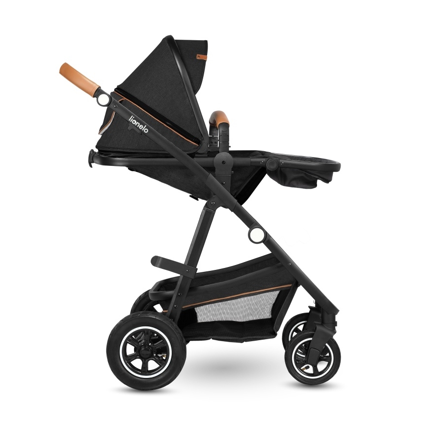 Lionelo - Combi-kinderwagen 2-in-1 AMBER Grijs Grafiet