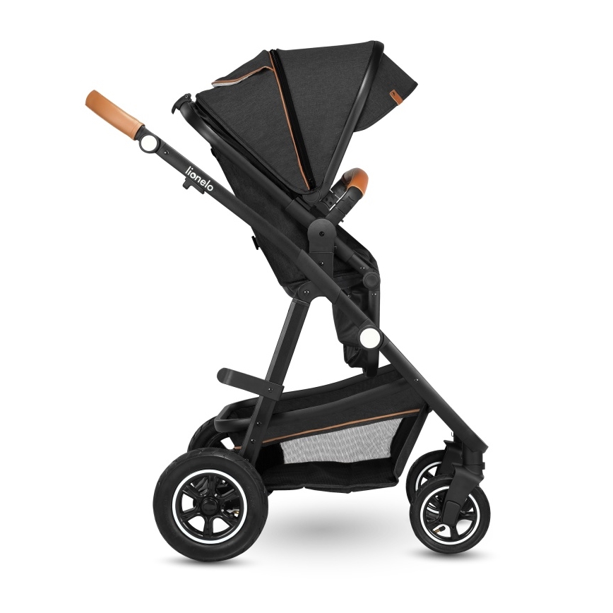 Lionelo - Combi-kinderwagen 2-in-1 AMBER Grijs Grafiet
