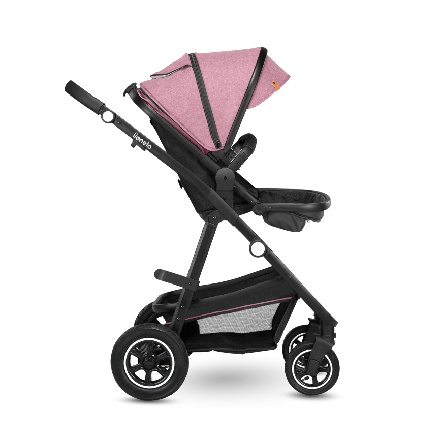 Lionelo - Combi-kinderwagen 2-in-1 AMBER Pink Rose