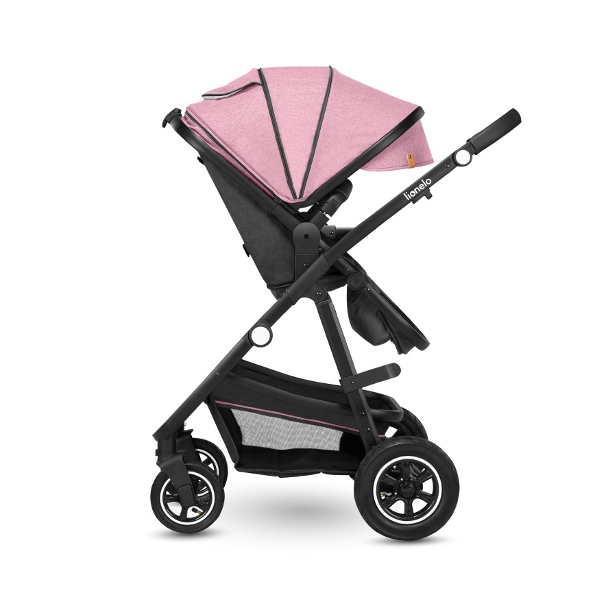 Lionelo - Combi-kinderwagen 2-in-1 AMBER Pink Rose