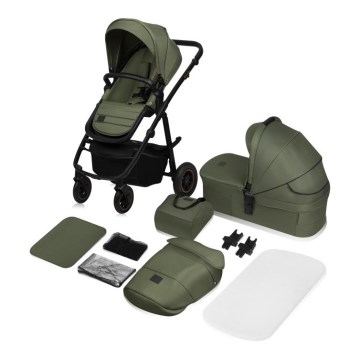 Lionelo - Combi-kinderwagen 2-in-1 AMBER PLUS Green Forest