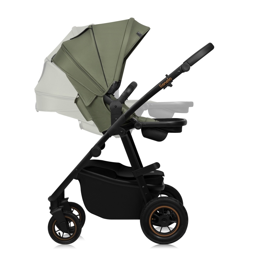 Lionelo - Combi-kinderwagen 2-in-1 AMBER PLUS Green Forest