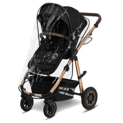 Lionelo - Combi-kinderwagen 2-in-1 AMBER Zwart Onyx