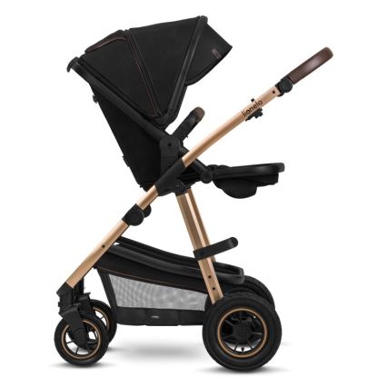 Lionelo - Combi-kinderwagen 2-in-1 AMBER Zwart Onyx