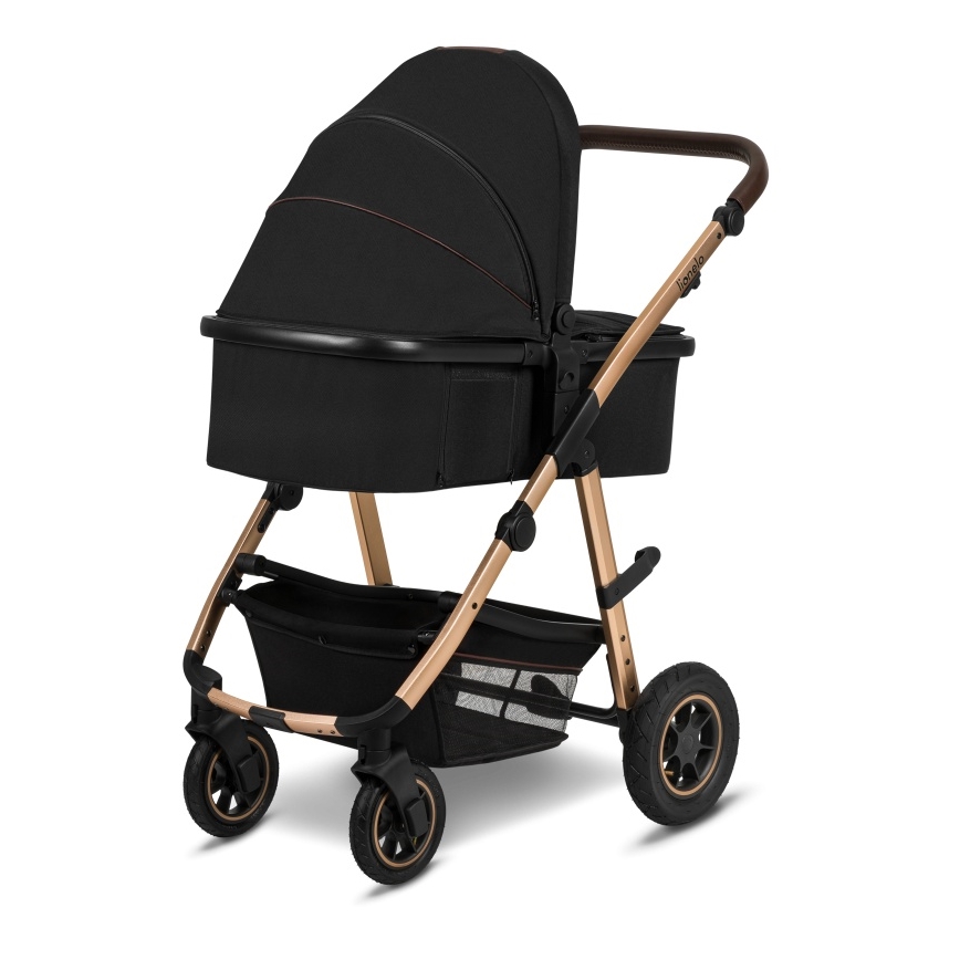 Lionelo - Combi-kinderwagen 2-in-1 AMBER Zwart Onyx