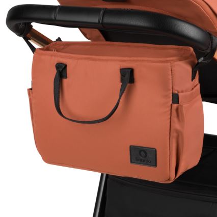 Lionelo - Combi-kinderwagen 2-in-1 LAYLA Bruin/roestkleurig