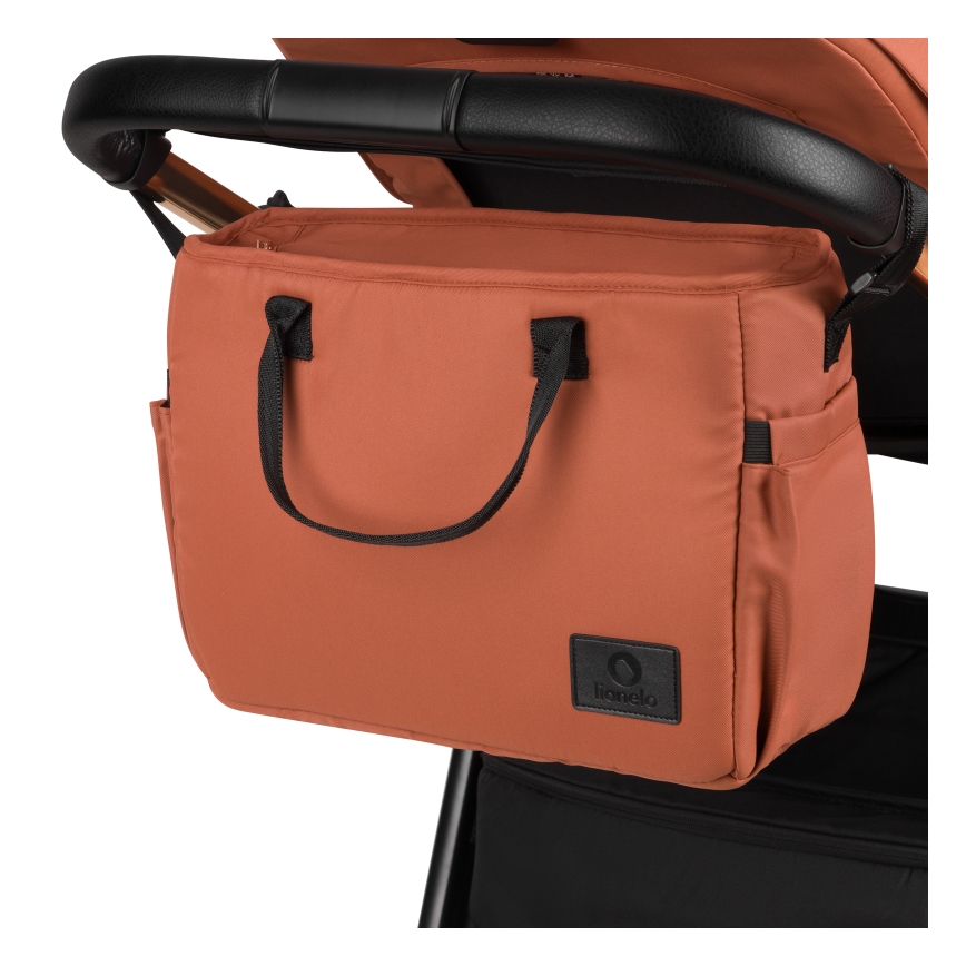 Lionelo - Combi-kinderwagen 2-in-1 LAYLA Bruin/roestkleurig