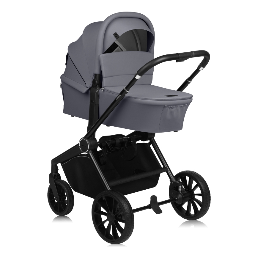 Lionelo - Combi-kinderwagen 2-in-1 MIKA PLUS Grijs Stone