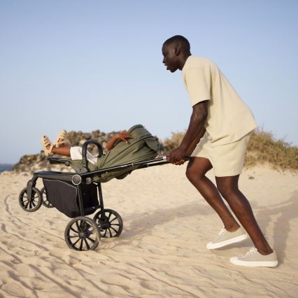 Lionelo - Combi-kinderwagen 2-in-1 MIKA PLUS Olijfgroen