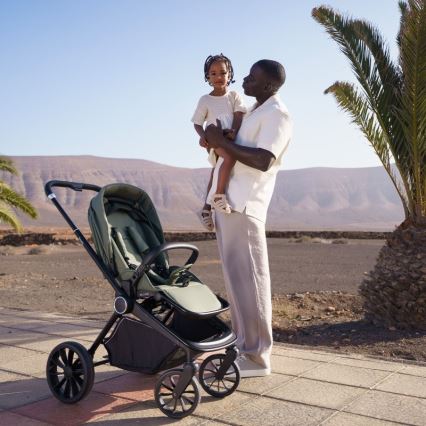 Lionelo - Combi-kinderwagen 2-in-1 MIKA PLUS Olijfgroen