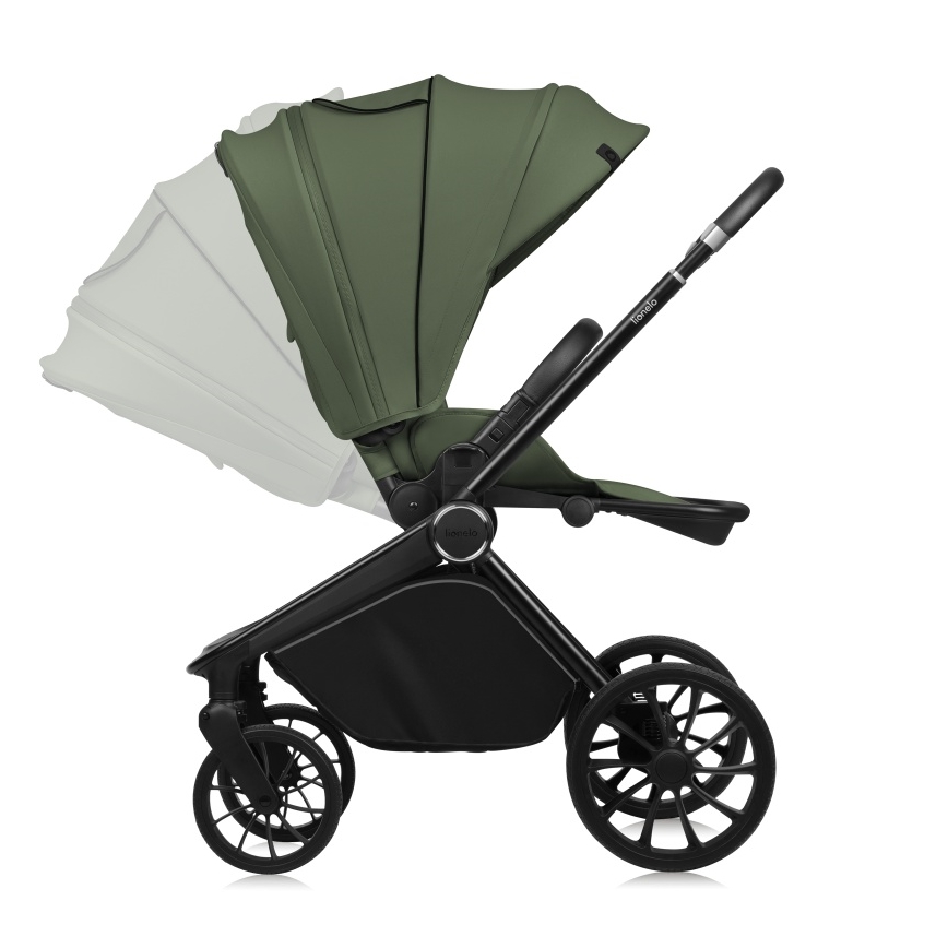 Lionelo - Combi-kinderwagen 2-in-1 MIKA PLUS Olijfgroen