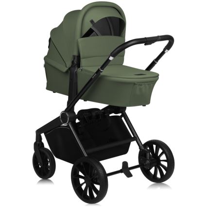 Lionelo - Combi-kinderwagen 2-in-1 MIKA PLUS Olijfgroen