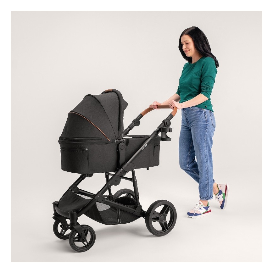 Lionelo - Combi-kinderwagen 3-in-1 MARI TOUR Black Onyx