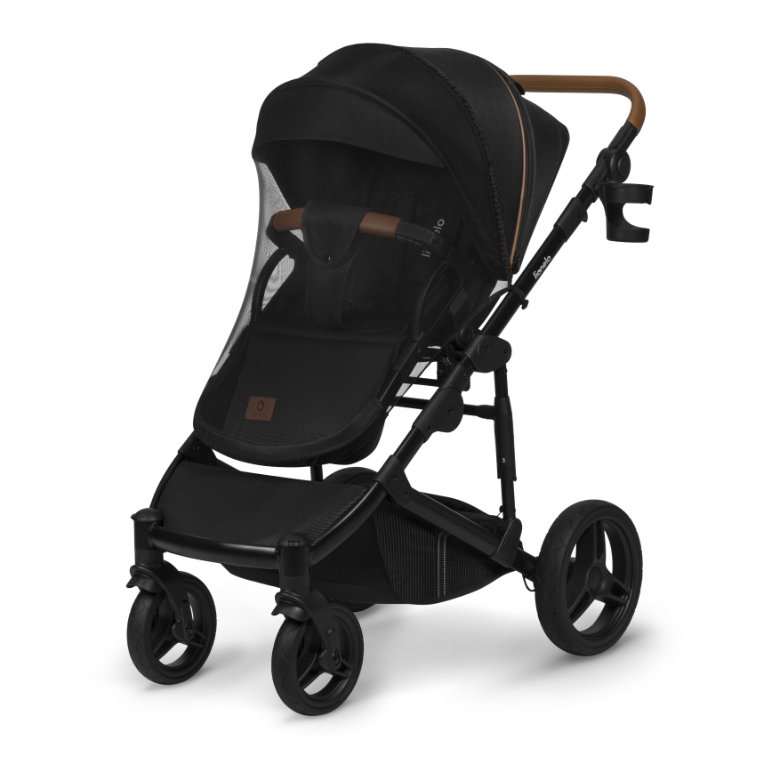 Lionelo - Combi-kinderwagen 3-in-1 MARI TOUR Black Onyx