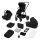 Lionelo - Combi-kinderwagen 3-in-1 MERIL Black Onyx