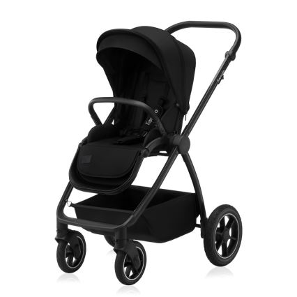 Lionelo - Combi-kinderwagen 3-in-1 MERIL Black Onyx