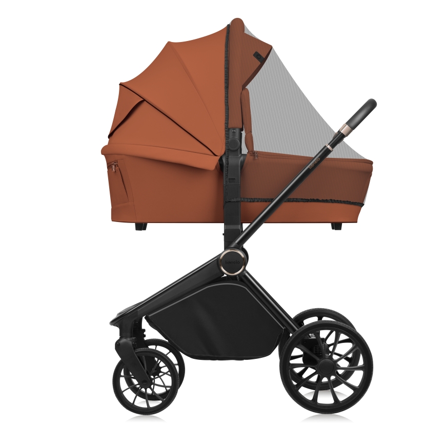 Lionelo - Combikinderwagen 3-in-1 MIKA PLUS Roestbruin