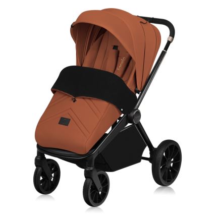 Lionelo - Combikinderwagen 3-in-1 MIKA PLUS Roestbruin
