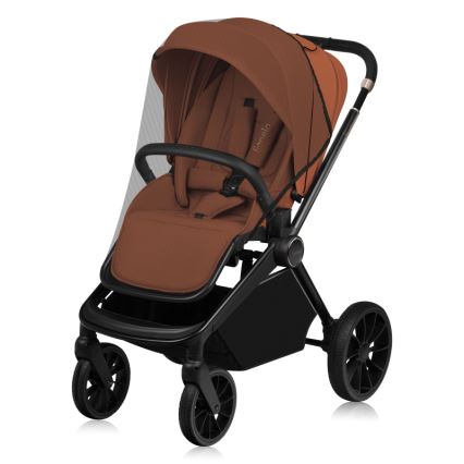 Lionelo - Combikinderwagen 3-in-1 MIKA PLUS Roestbruin
