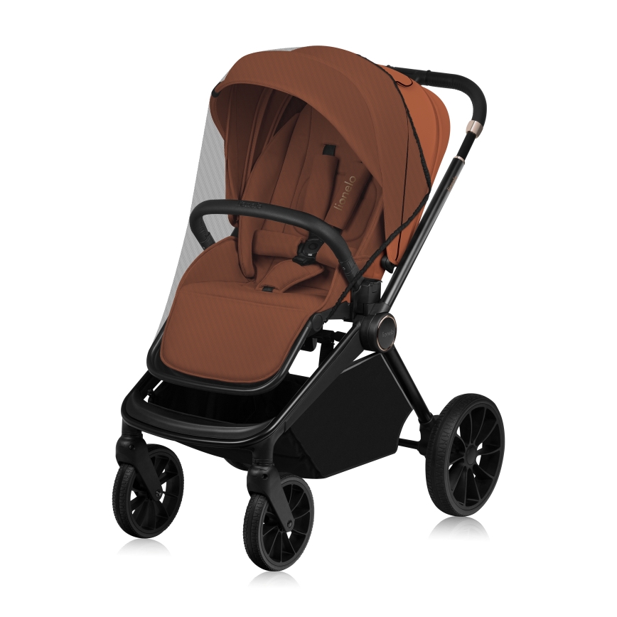 Lionelo - Combikinderwagen 3-in-1 MIKA PLUS Roestbruin