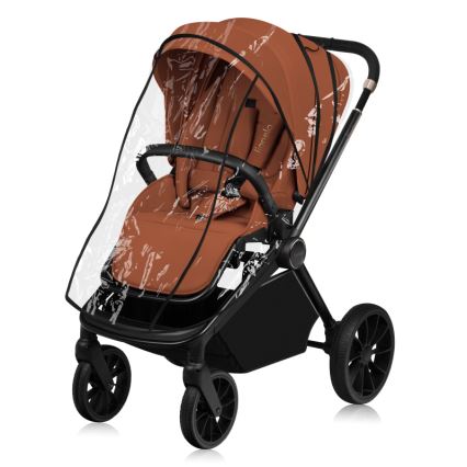 Lionelo - Combikinderwagen 3-in-1 MIKA PLUS Roestbruin