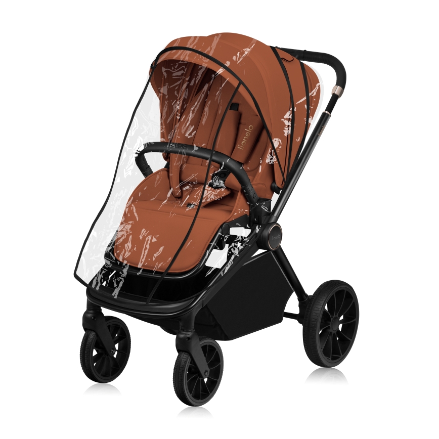 Lionelo - Combikinderwagen 3-in-1 MIKA PLUS Roestbruin