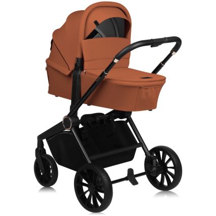 Lionelo - Combikinderwagen 3-in-1 MIKA PLUS Roestbruin