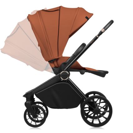 Lionelo - Combikinderwagen 3-in-1 MIKA PLUS Roestbruin