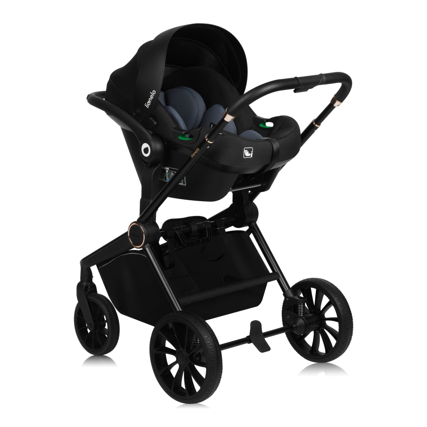 Lionelo - Combikinderwagen 3-in-1 MIKA PLUS Roestbruin