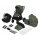Lionelo - Combinatie 3-in-1 kinderwagen MIKA PLUS Olijfgroen