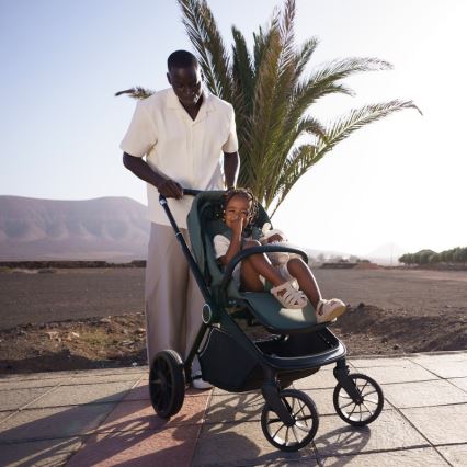 Lionelo - Combinatie 3-in-1 kinderwagen MIKA PLUS Olijfgroen