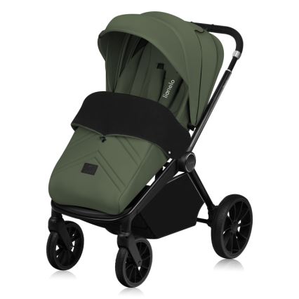 Lionelo - Combinatie 3-in-1 kinderwagen MIKA PLUS Olijfgroen