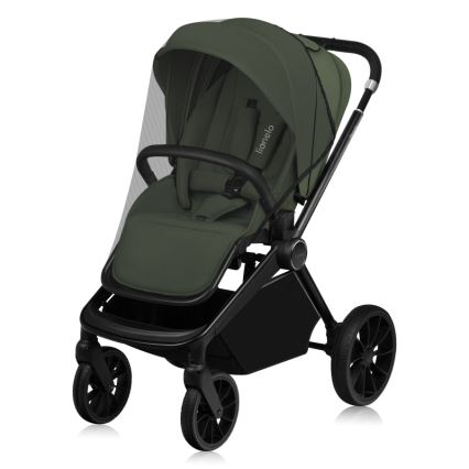 Lionelo - Combinatie 3-in-1 kinderwagen MIKA PLUS Olijfgroen