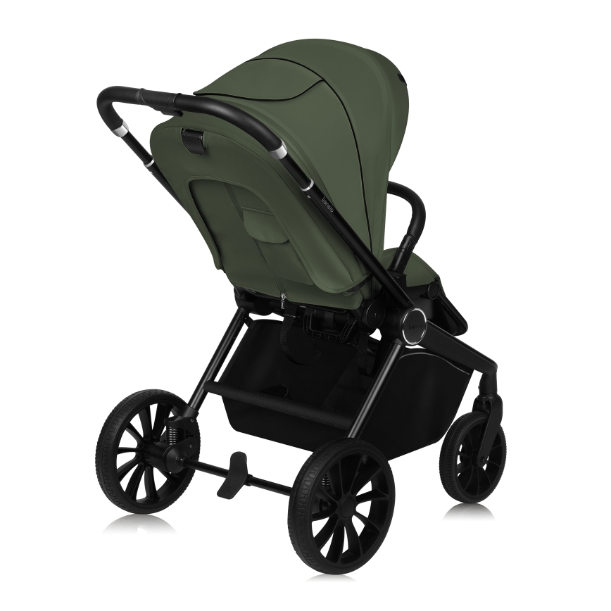Lionelo - Combinatie 3-in-1 kinderwagen MIKA PLUS Olijfgroen