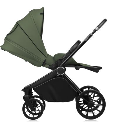 Lionelo - Combinatie 3-in-1 kinderwagen MIKA PLUS Olijfgroen