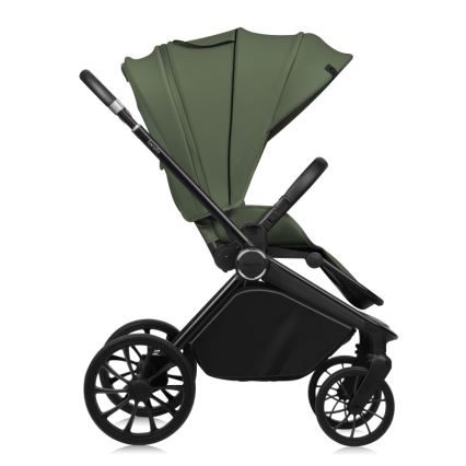 Lionelo - Combinatie 3-in-1 kinderwagen MIKA PLUS Olijfgroen