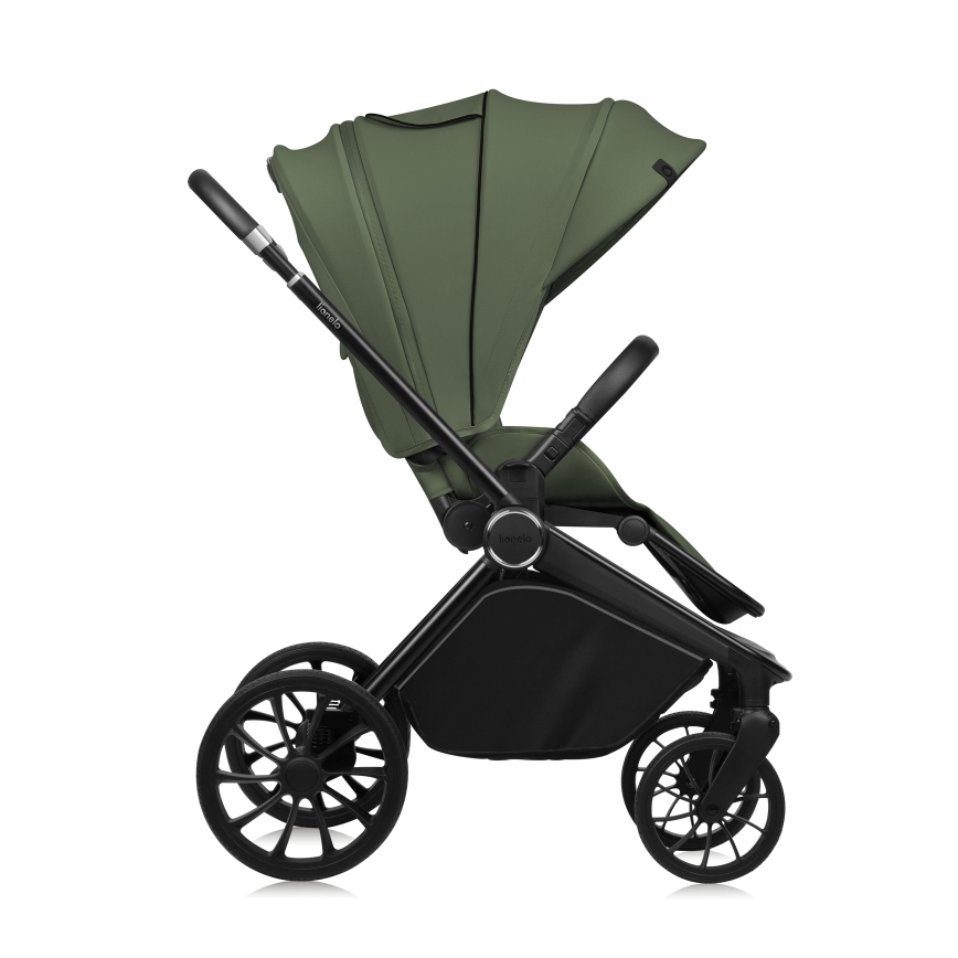 Lionelo - Combinatie 3-in-1 kinderwagen MIKA PLUS Olijfgroen