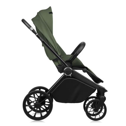Lionelo - Combinatie 3-in-1 kinderwagen MIKA PLUS Olijfgroen