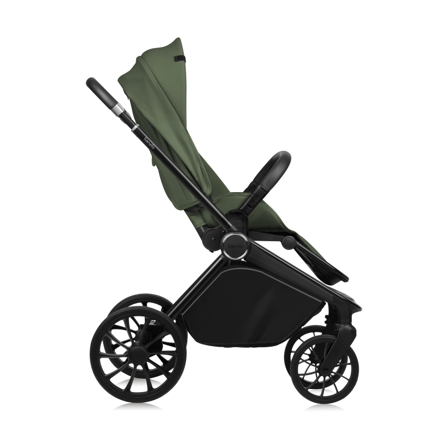Lionelo - Combinatie 3-in-1 kinderwagen MIKA PLUS Olijfgroen
