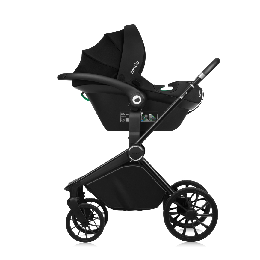 Lionelo - Combinatie 3-in-1 kinderwagen MIKA PLUS Olijfgroen