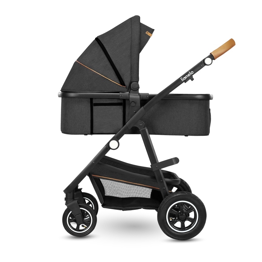 Lionelo - Combinatiekinderwagen 2-in-1 AMBER Grijs Grafiet