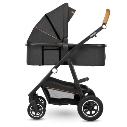 Lionelo - Combinatiekinderwagen 2-in-1 AMBER Grijs Grafiet