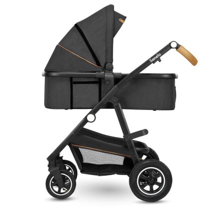 Lionelo - Combinatiekinderwagen 2-in-1 AMBER Grijs Grafiet