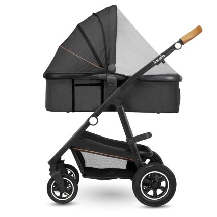 Lionelo - Combinatiekinderwagen 2-in-1 AMBER Grijs Grafiet