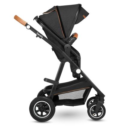 Lionelo - Combinatiekinderwagen 2-in-1 AMBER Grijs Grafiet