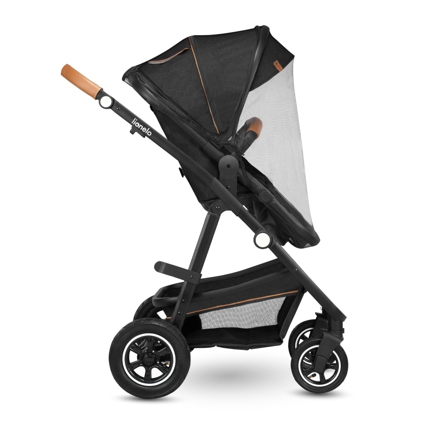 Lionelo - Combinatiekinderwagen 2-in-1 AMBER Grijs Grafiet
