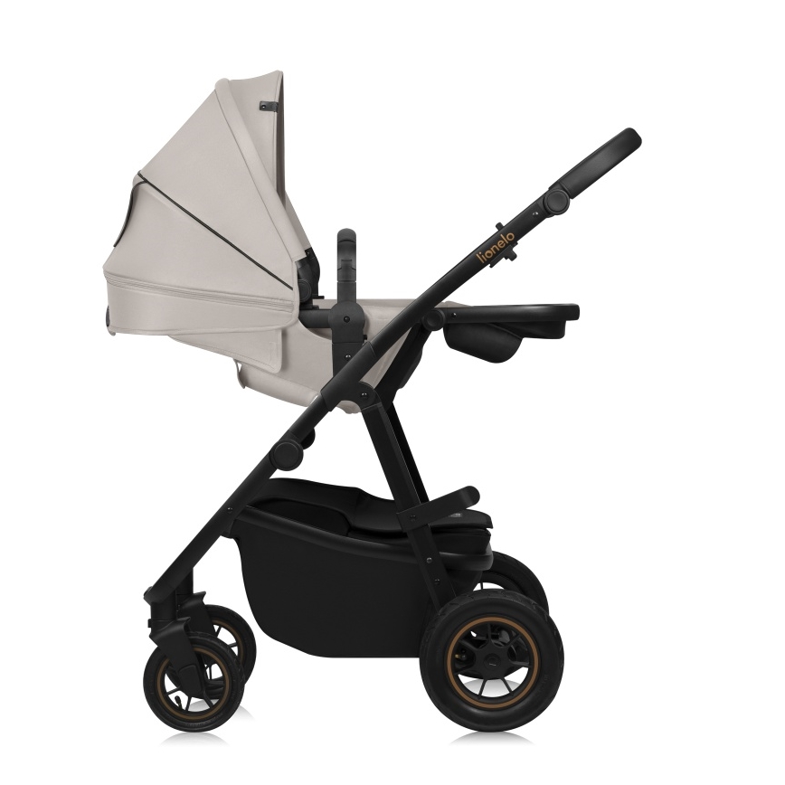 Lionelo - Combinatiekinderwagen 2-in-1 AMBER PLUS Beige Zand